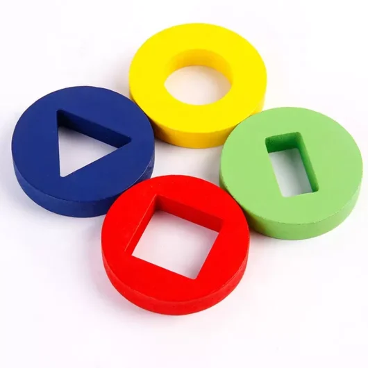 Wooden Number Fraction & Shape Classification - Image 5